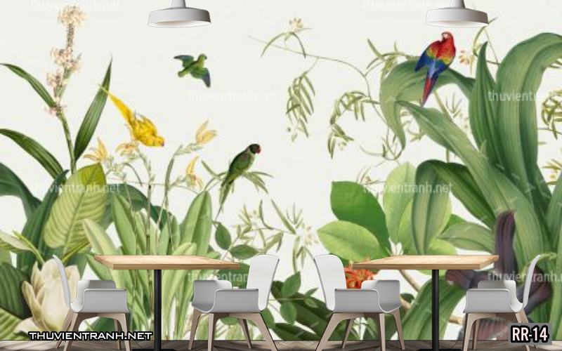 Tranh dán tường rừng xanh nhiệt đới Tropical RR-14 - Kết quả tìm kiếm tranh tường